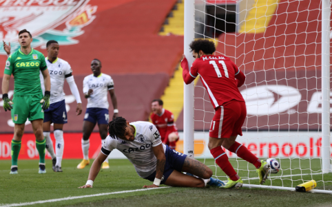 "Liverpool" struggled to victory against "Aston Villa" in England.