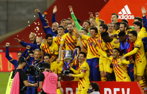 "Barca" easily triumphed in the "Copa del Rey" final