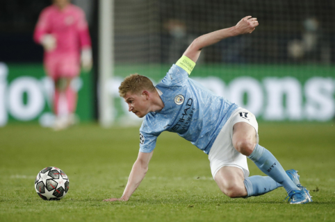 K. De Bruyne - about J. Guardiola's advice during the break