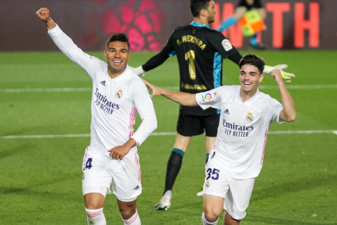 "In the end of the match, "Real" dealt with "Osasuna"