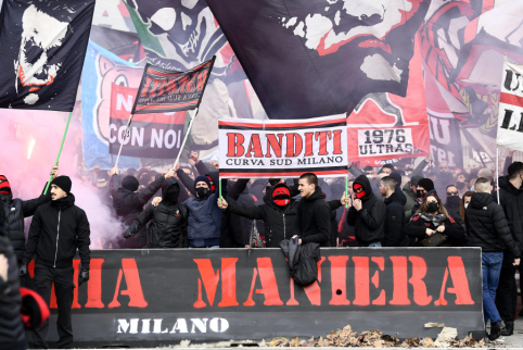 "Milan" fans dedicated a choreography to hard-working doctors