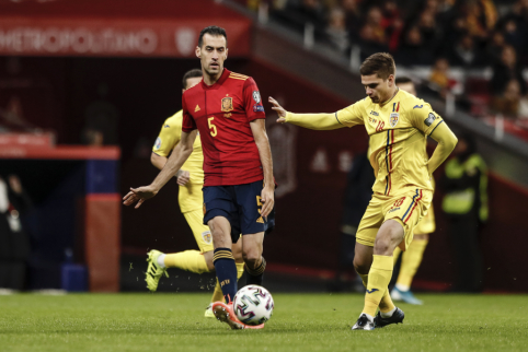 "S. Busquets diagnosed with coronavirus, will play with Lithuania in Spain's youth team"