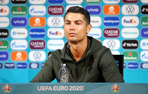 C. Ronaldo's gesture surprised UEFA unpleasantly