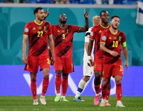 The Belgians secured their third victory in EURO 2020