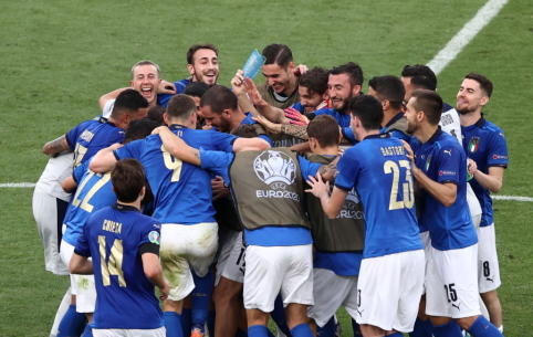 Echoes of the Italy match: L. Bonucci's "capture" and L. Spinazzolo's joy