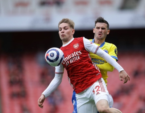 E. Smith Rowe linked his future with "Arsenal"