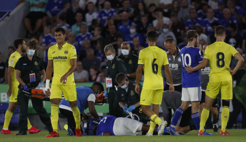 "Leicester" defender experienced a gruesome injury in friendly match