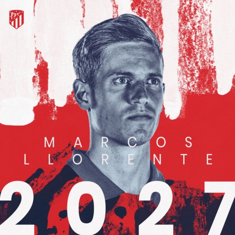 Last season's shining star M. Llorente signed a long-term contract with "Atletico"