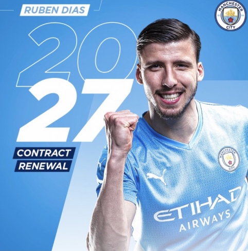 "Man City" defense pillar extends contract with club until 2027