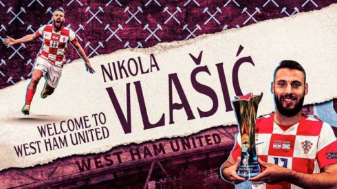 Official: N. Vlašičius Joins "West Ham" Ranks