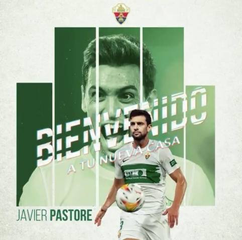 Released from "AS Roma", J. Pastore signed a contract with "Elche"