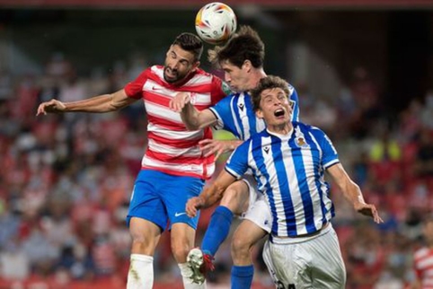 "Real Sociedad" triumphed with 5 goals in the thriller at Granada