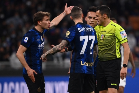 Passions in Italy: "Inter" representatives invade the referees' room