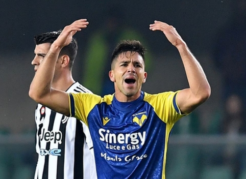 "Juventus" falls to "Hellas" club as guests.