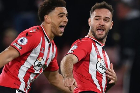 "Southampton" crushed "Aston Villa" team in a fierce battle