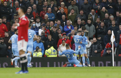 "Man City" team, who faced no resistance, triumphed in the Manchester derby