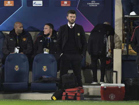 M. Carrick dedicated victory over "Villarreal" to O. G. Solskjaer