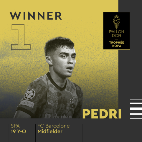 Pedri - the best young player of 2021