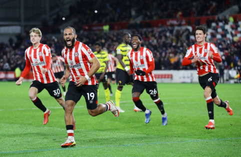 "At the end of the match, "Brentford" dramatically overturned the result and defeated "Watford"