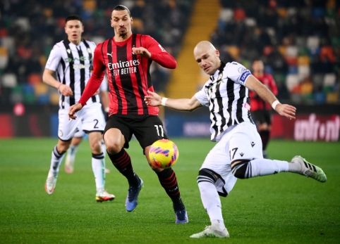 "AC Milan" failed to beat "Udinese" team