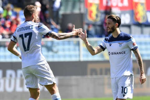 Lazio" released victory from hands at home