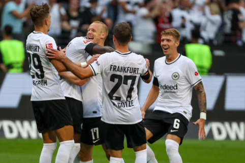 Eintracht" won a victory in the UEFA Champions League Bundesliga