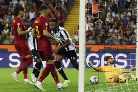 Sensation: "Udinese" crushed "Roma" team's football players