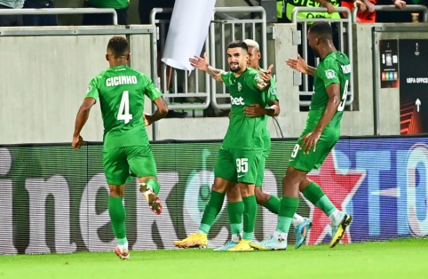 "The 'Žalgiris' bullies defeated 'Roma' in the start of the Europa League"