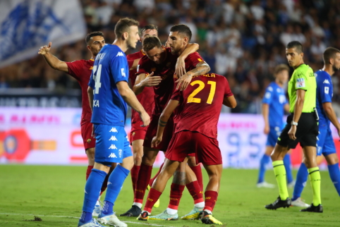 "Roma" secured victory against "Empoli" team