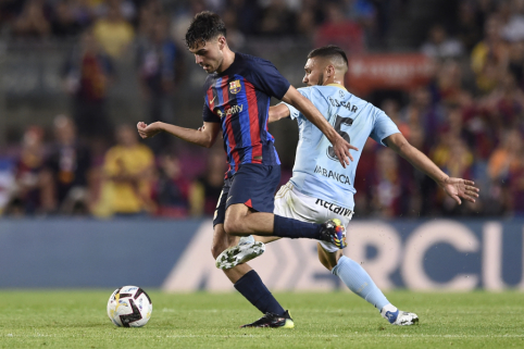 "Celta Vigo" withstood "Barca" assault and secured a narrow victory.