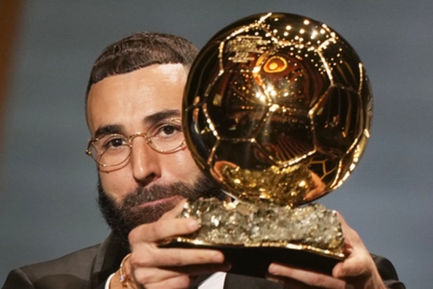 K. Benzema in hands - "Golden Ball"