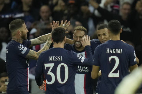 9 goals in the fiesta PSG crushed "Maccabi" footballers, "Real" lost in Leipzig.