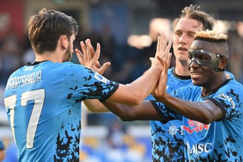 K. Kvaratskhelia and V. Osimhen led "Napoli" to another victory