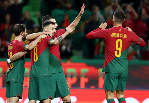 Portugal crushes Nigerian footballers in the final rehearsal before the World Cup