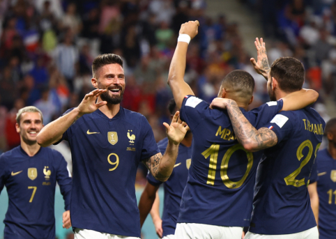 France, revitalized after the defeat, crushed the Australians