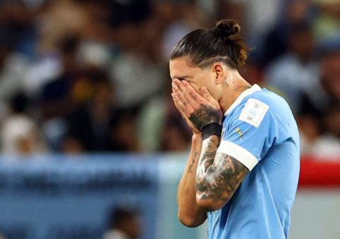 Uruguay sadly stayed behind the World Cup quarterfinals' border