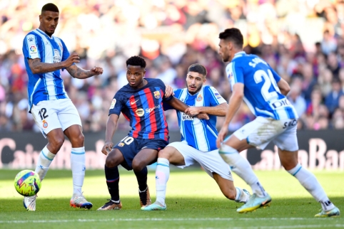 In the Barcelona derby - two red cards and a fierce draw