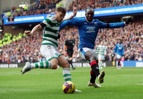 In the "Old Firm" derby - fierce draw.