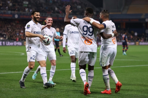 Marseille" dealt with "Montpellier" footballers on the road