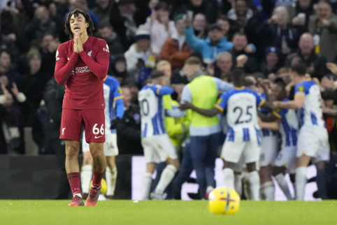 Tough season continues: "Liverpool" suffered a crushing defeat in Brighton