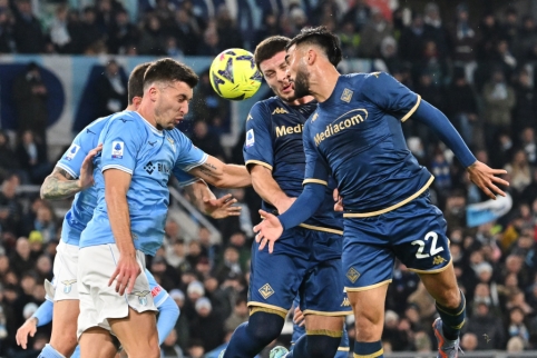 The match between "Lazio" and "Fiorentina" teams ended in a draw