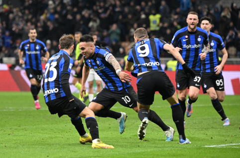 In the Milan Derby - Inter Triumph