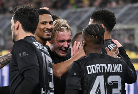 Borussia" achieved a stunning victory and drew level on points with the leaders of the Bundesliga