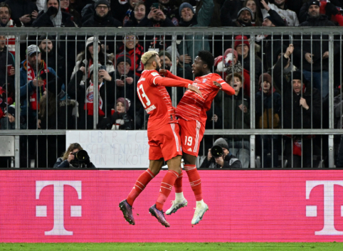 The powerful first half allowed the Bayern team to achieve an important victory in Germany