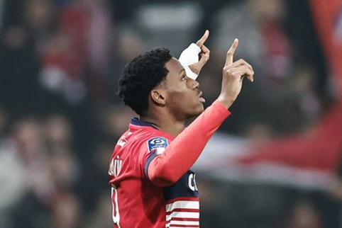 J. David's "hat-trick" did not guarantee victory for the "Lille" team