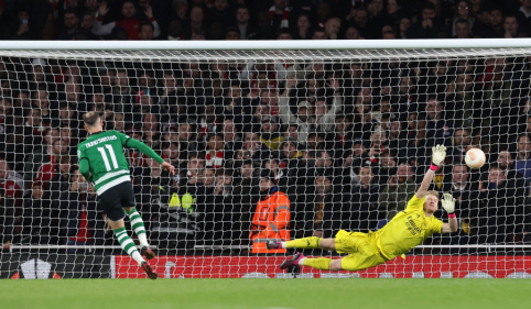 Sporting" eliminated "Arsenal" from the Europa League after an 11-meter penalty shootout