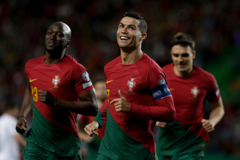 Portugal crushed Liechtenstein footballers at home