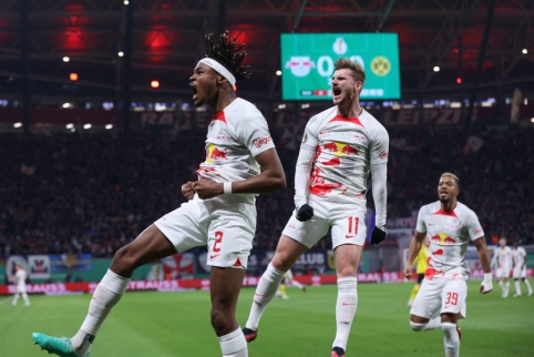 Leipzig" eliminated "Borussia" players from the German Cup