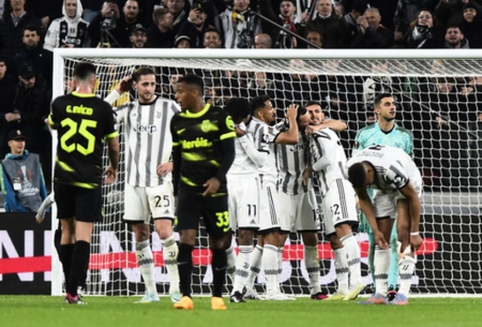 Juventus" fought for victory against "Sporting