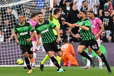 Juventus" suffered a defeat at "Sassuolo's" fortress